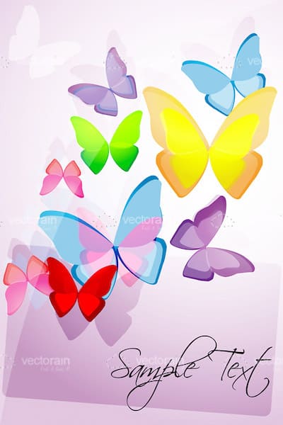 Background of butterfly